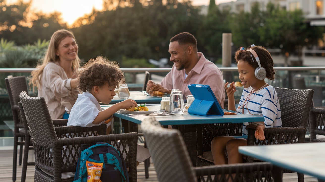 Dining Strategies While Traveling with Kids